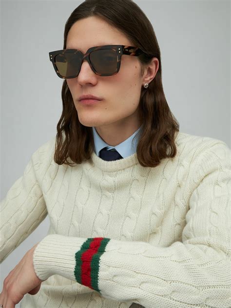 gucci nouvelle vague sunglasses|Gucci Nouvelle Vague Square Sunglasses, 51mm .